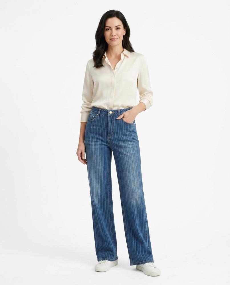 Heidi-Outlet - Lefok | High-Waist Wide-Leg Pants Women