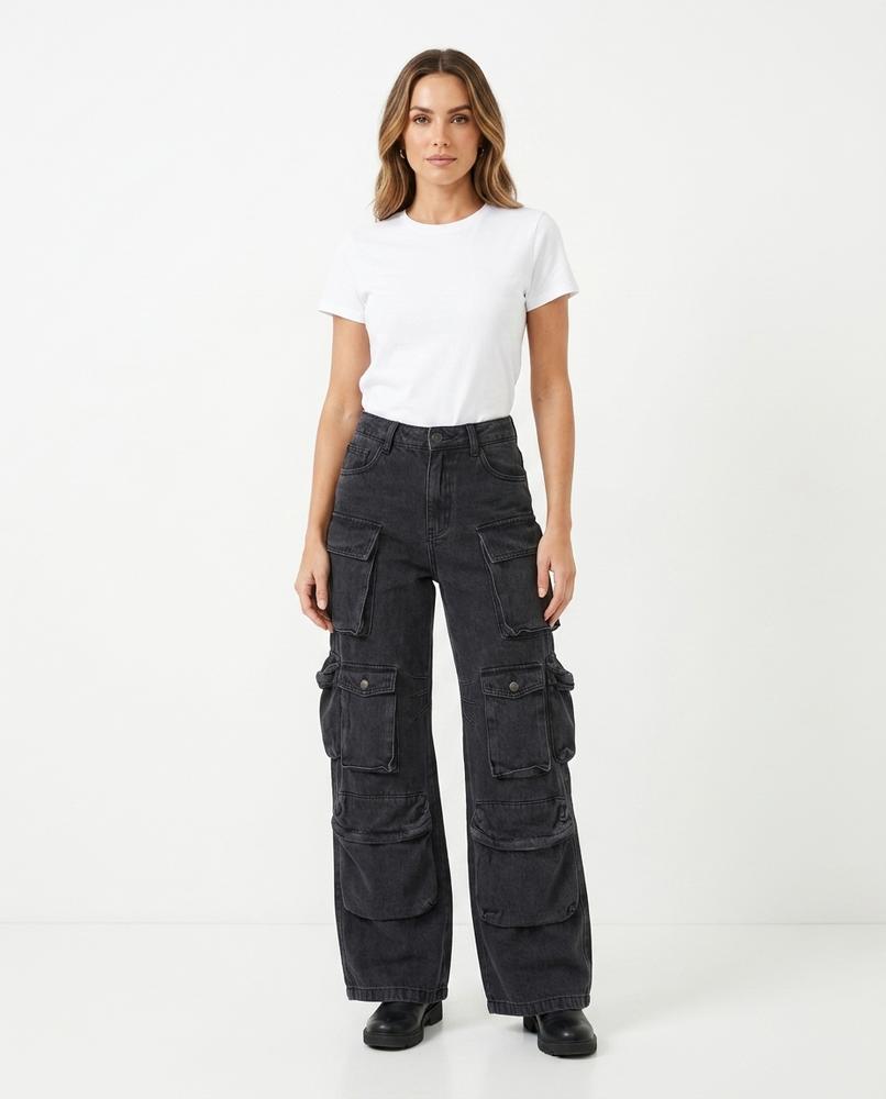 Heidi-Outlet - Miguk | Wide-Leg Cargo Pants Women