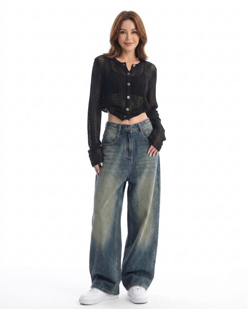 Heidi-Outlet - Vilal | Wide-Leg Washed Pants Unisex