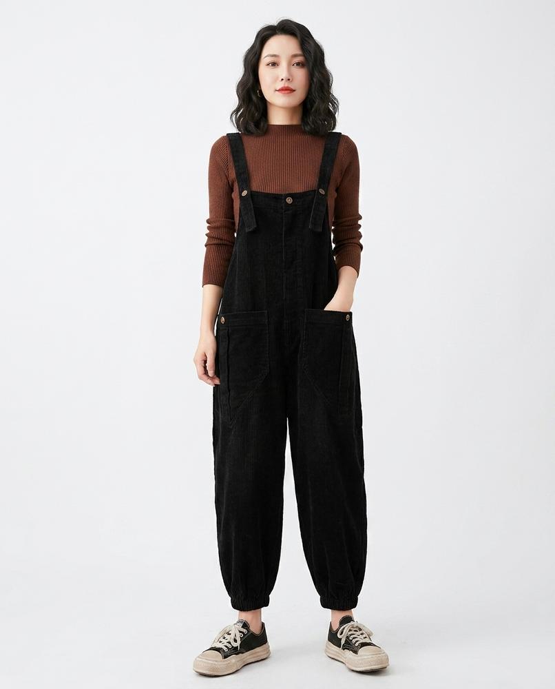 Heidi-Outlet - Yokuv | Corduroy Relaxed-Fit Pants Women