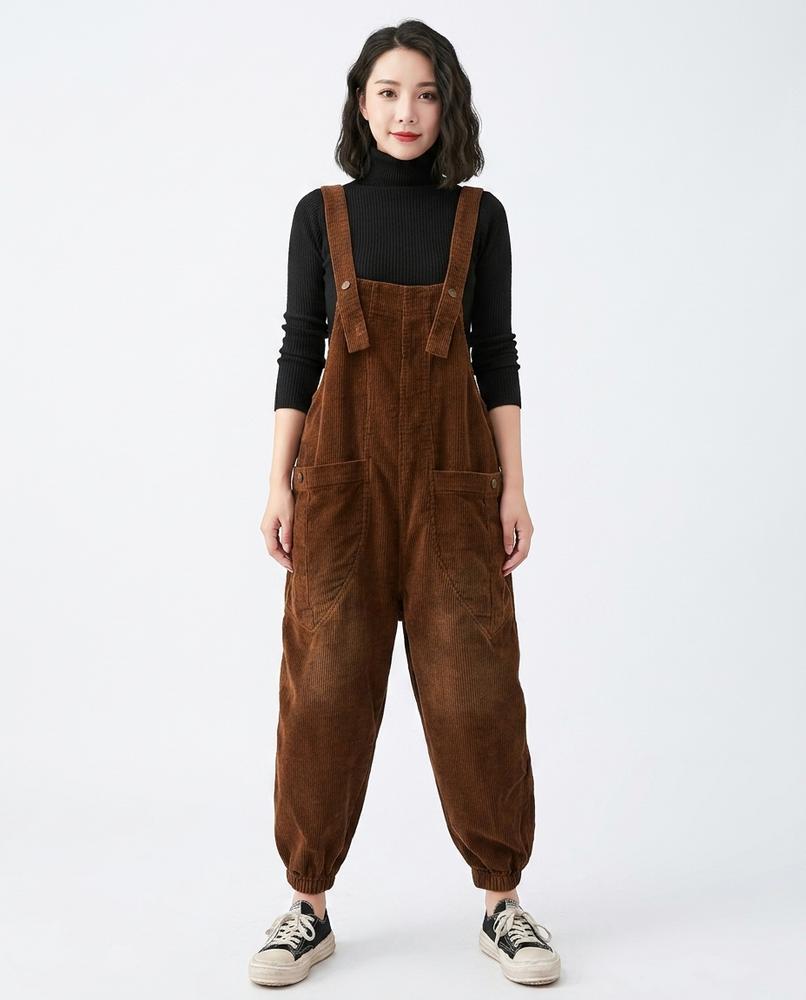 Heidi-Outlet - Yokuv | Corduroy Relaxed-Fit Pants Women