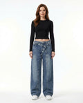 Heidi-Outlet - Moton | Asymmetrical Wide-Leg Pants Women
