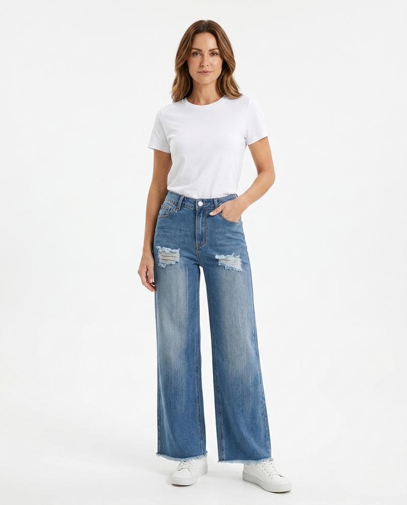 Heidi-Outlet - Mupem | High-Waisted Wide-Leg Pants Women