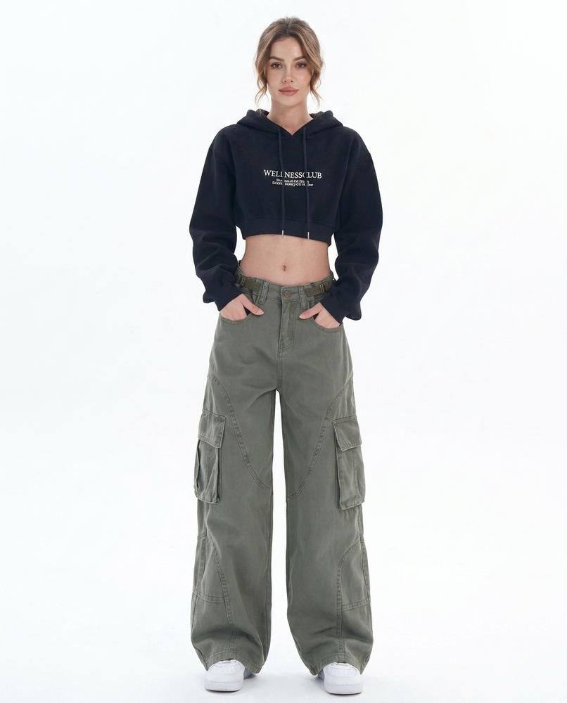 Heidi-Outlet - Eigus | Wide-Leg Cargo Pants Unisex