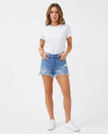 Heidi-Outlet - Yepan | High-Waist Distressed Pants Women