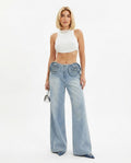 Heidi-Outlet - Arven | Wide-Leg Appliquéd Pants Women