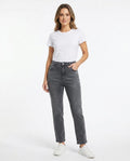 Heidi-Outlet - Morun | High-Waist Straight-Leg Pants Women