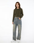 Heidi-Outlet - Numat | Frayed Washed Pants Unisex