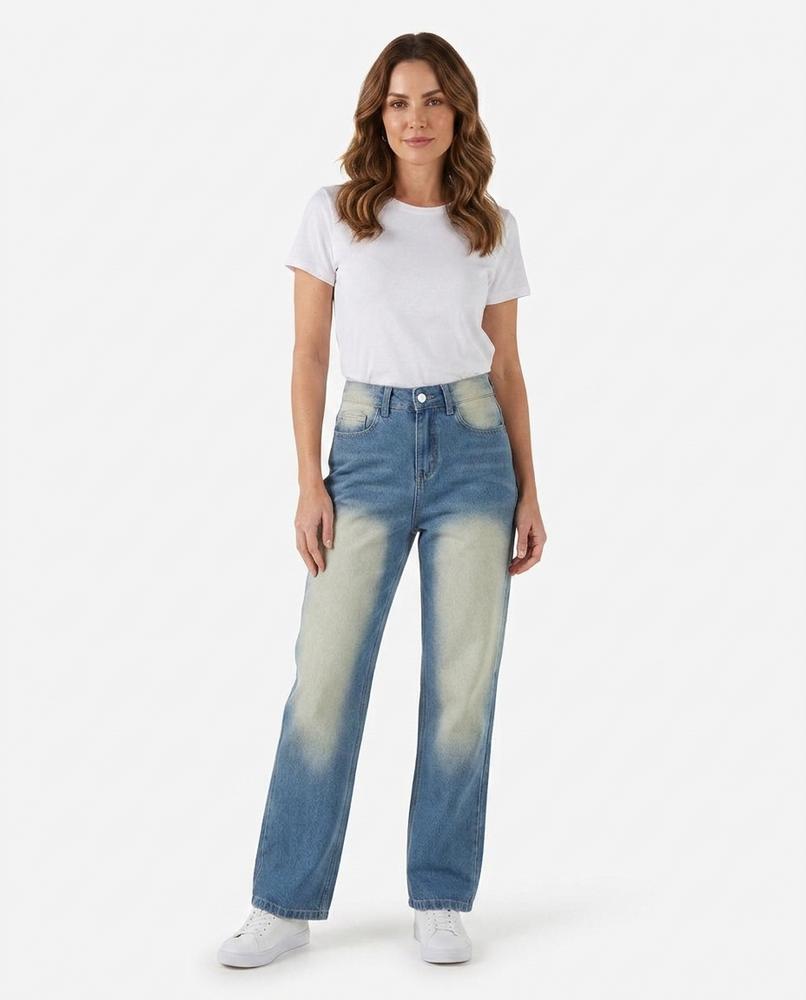 Heidi-Outlet - Lutar | High-Waist Washed Pants Women