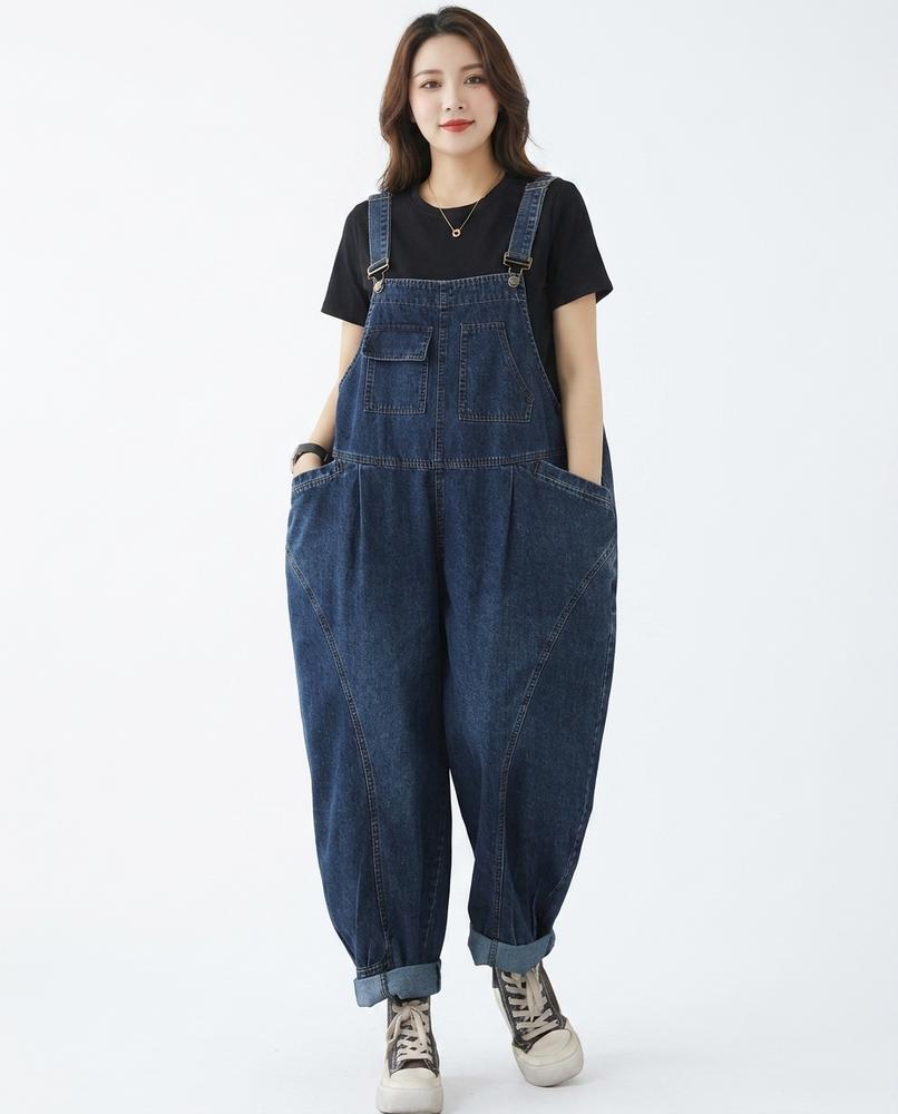 Heidi-Outlet - Dediv | Denim Loose-Fit Pants Women