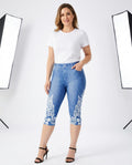 Heidi-Outlet - Runon | Printed Cropped Pants Women
