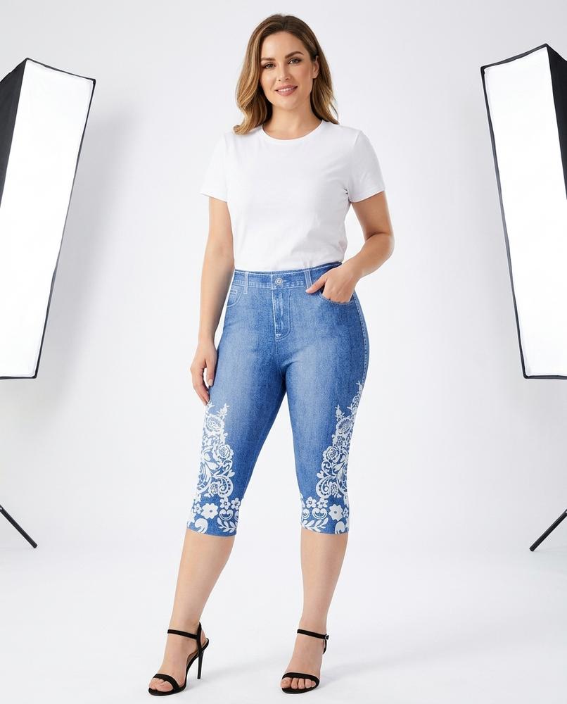 Heidi-Outlet - Runon | Printed Cropped Pants Women