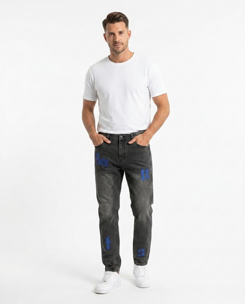 Heidi-Outlet - Zoris | Embroidered Washed Pants Unisex