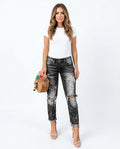 Heidi-Outlet - Sukil | Washed Ripped Pants Women