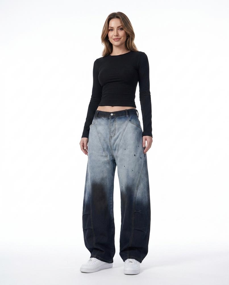 Heidi-Outlet - Yoduv | Wide-Leg Gradient Pants Unisex