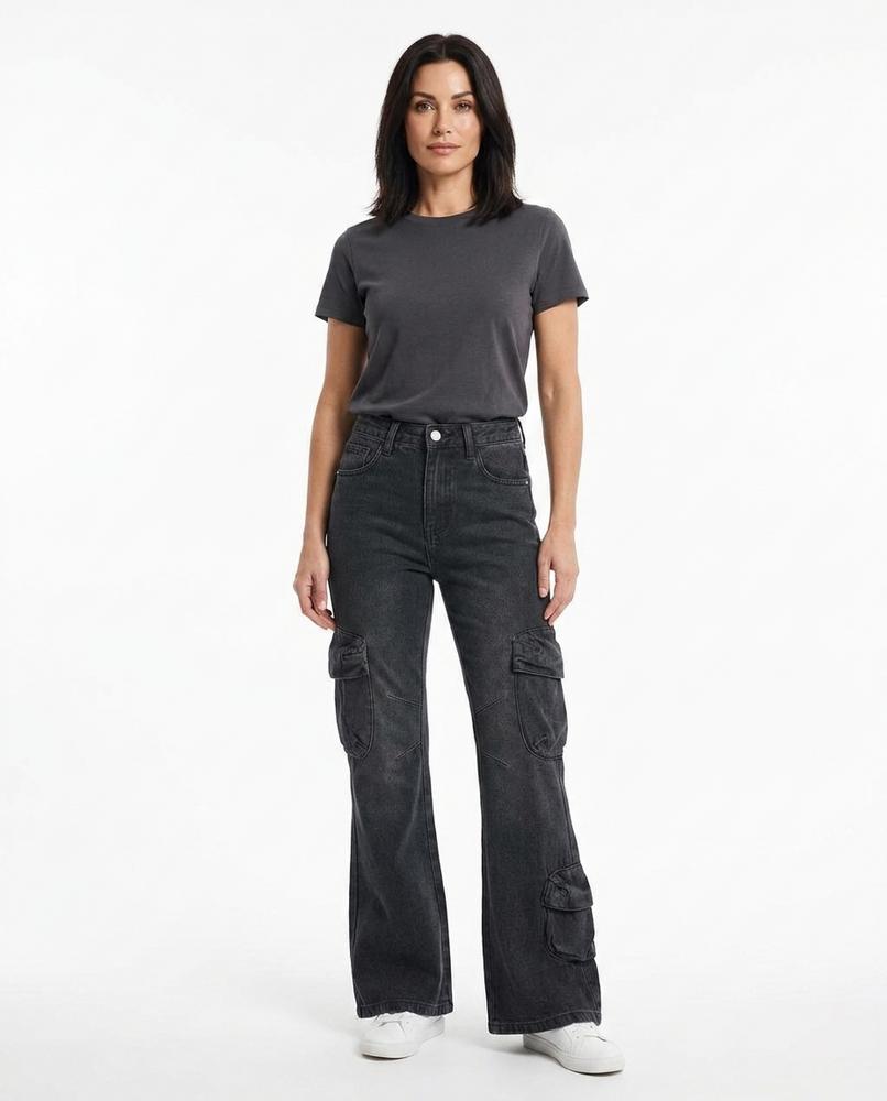Heidi-Outlet - Novas | Flared Cargo Pants Women