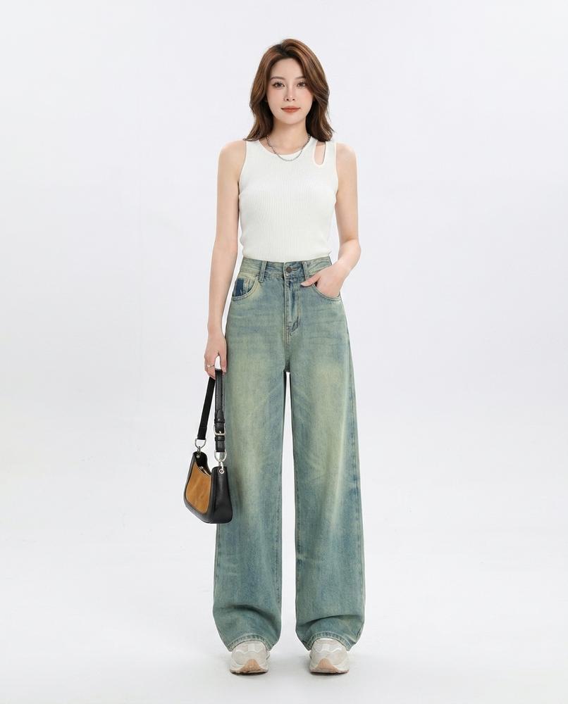 Heidi-Outlet - Nunut | Wide-Leg High-Waist Pants Women