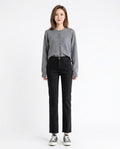 Heidi-Outlet - Lidol | High-Waisted Straight-Leg Pants Women