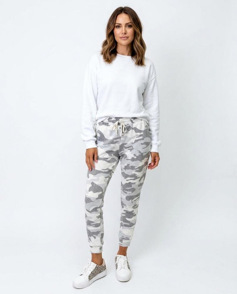 Heidi-Outlet - Rukud | Leopard Print Rolled-Cuff Pants Women
