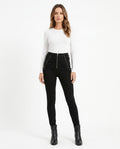 Heidi-Outlet - Zepun | High-Waisted Lace-Up Pants Women