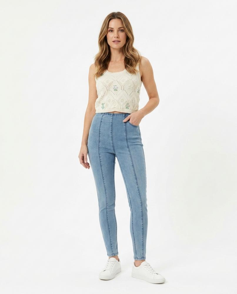 Heidi-Outlet - Aahol | High-Waisted Slim-Fit Pants Women