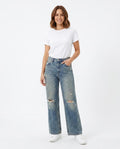 Heidi-Outlet - Laral | Straight-Cut Distressed Pants Unisex