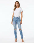 Heidi-Outlet - Vulun | Ripped Skinny Fit Pants Women