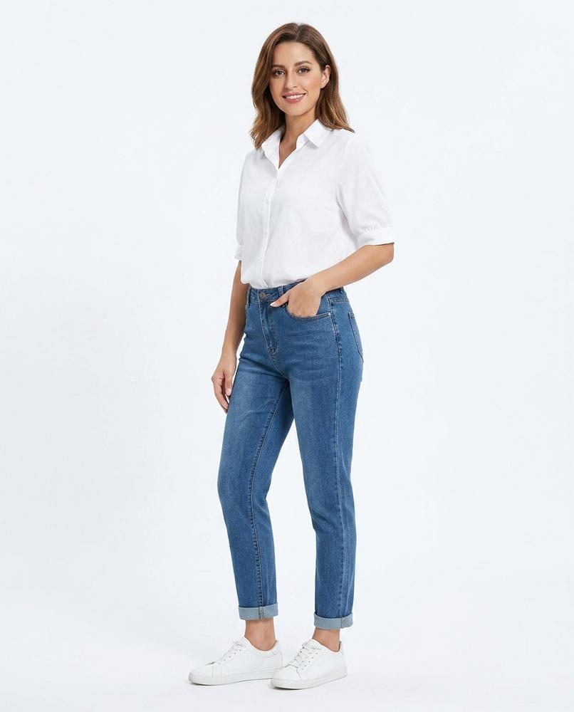 Heidi-Outlet - Kemam | High-Waist Tapered Pants Women