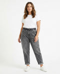 Heidi-Outlet - Elmin | High-Waisted Acid-Washed Pants Women