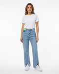 Heidi-Outlet - Minal | High-Waist Straight-Leg Pants Women