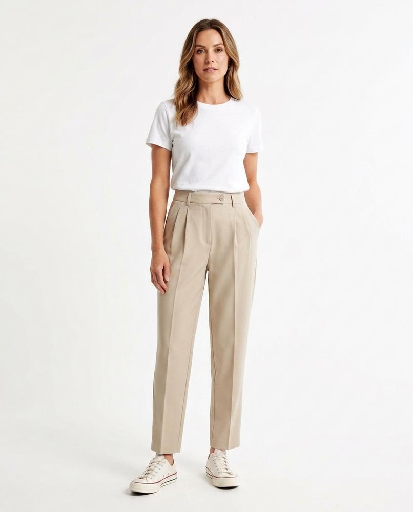 Heidi-Outlet - Daron | High-Waisted Pleated Pants Women