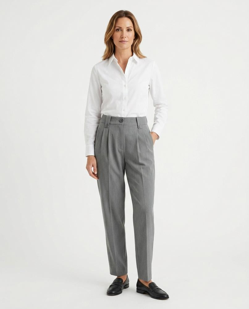 Heidi-Outlet - Daron | High-Waisted Pleated Pants Women