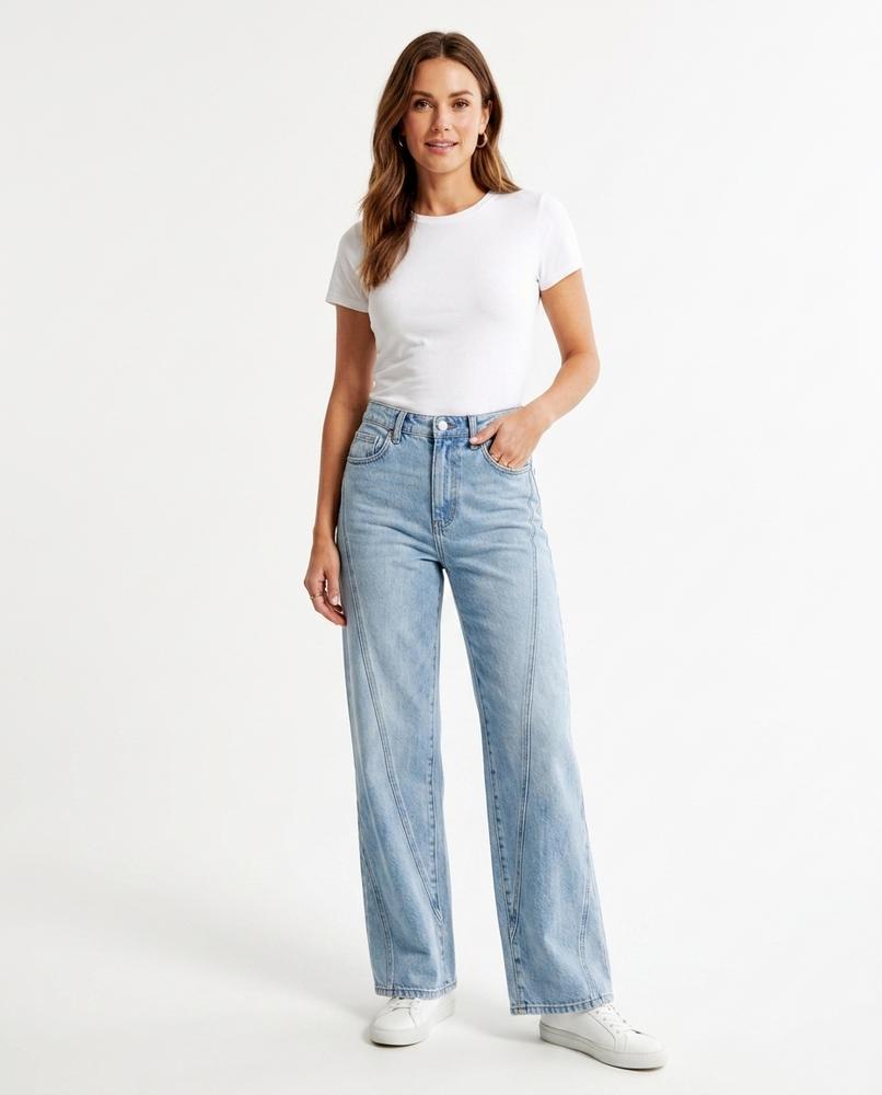 Heidi-Outlet - Mimar | Wide-Leg Denim Pants Women