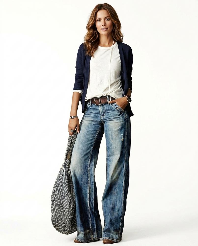 Heidi-Outlet - Rosin | Wide-Leg Washed Pants Women
