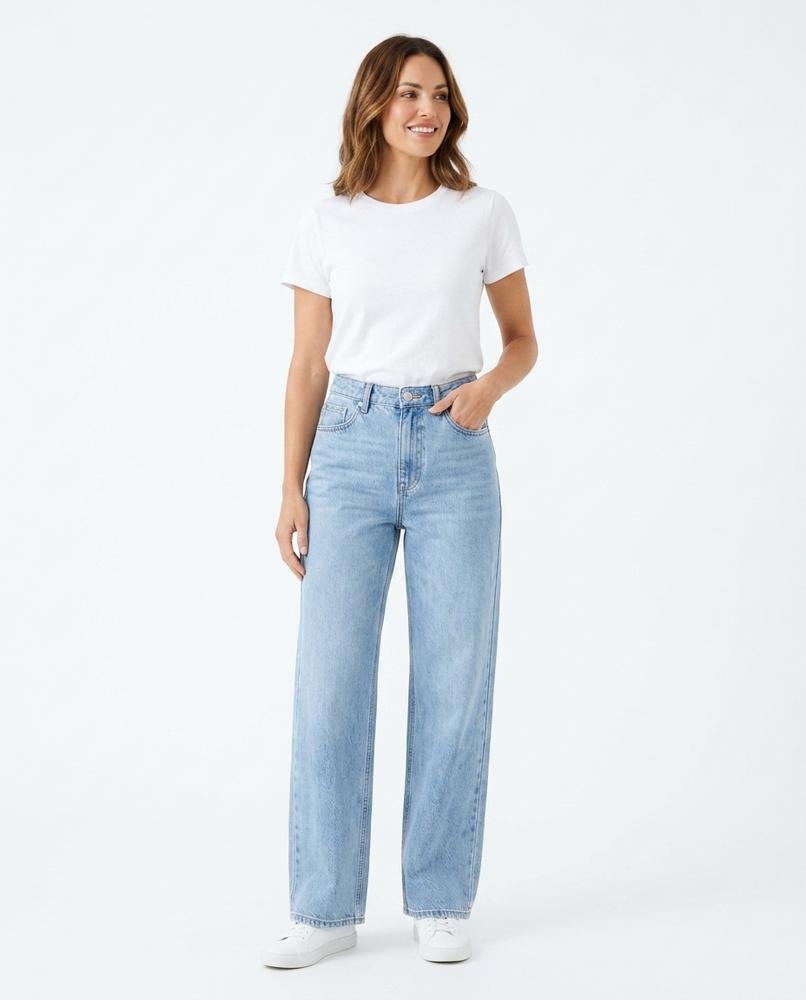 Heidi-Outlet - Vamir | High-Waisted Straight-Leg Pants Women