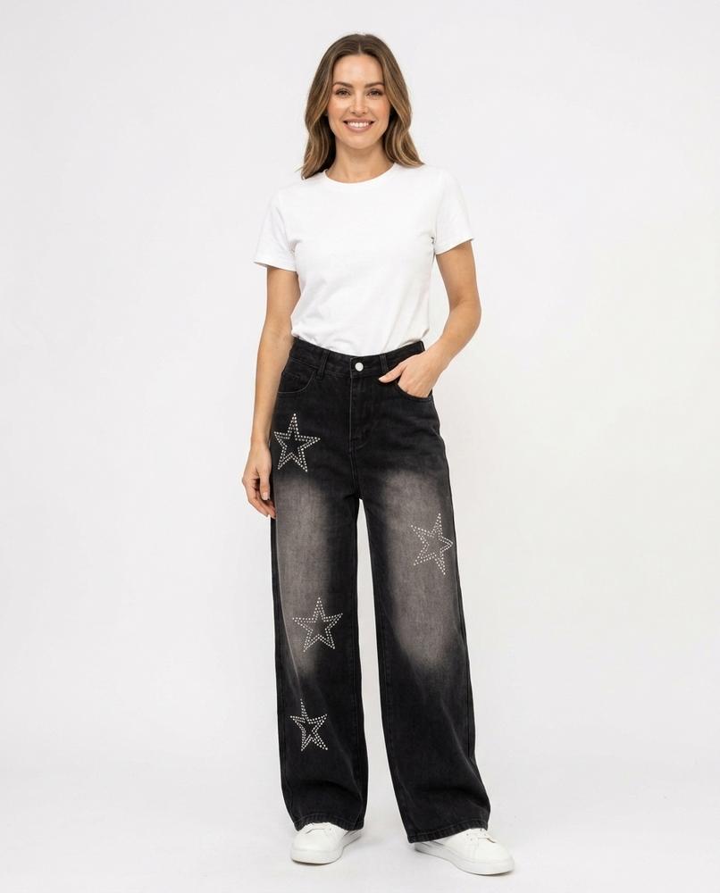 Heidi-Outlet - Alvan | Wide-Leg Embellished Pants Women