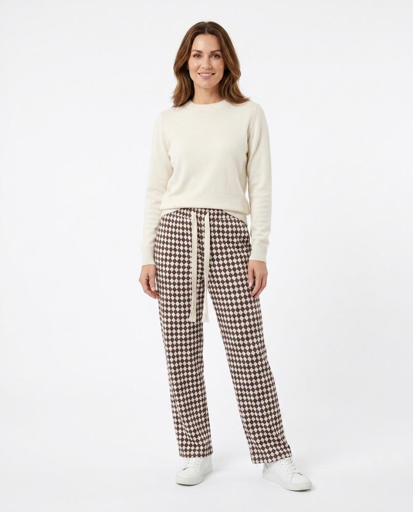 Heidi-Outlet - Rarel | Patterned Wide-Leg Pants Women