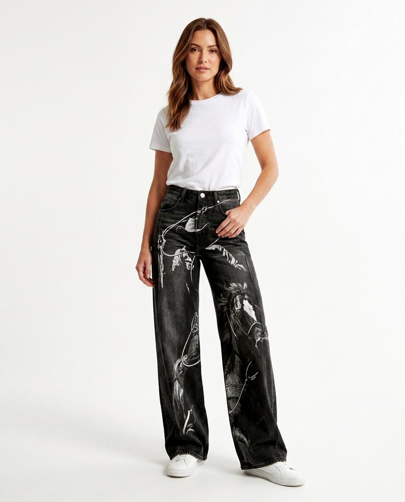 Heidi-Outlet - Alral | Wide-Leg Printed Pants Women