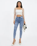 Heidi-Outlet - Kasan | High-Waisted Skinny-Fit Pants Women