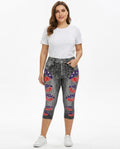 Heidi-Outlet - Arsil | Printed High-Waist Pants Women
