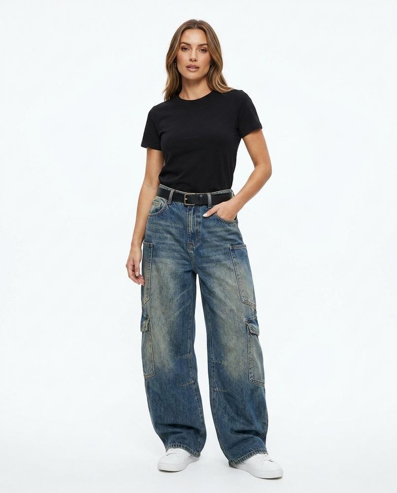 Heidi-Outlet - Karen | Wide-Leg Cargo Pants Women