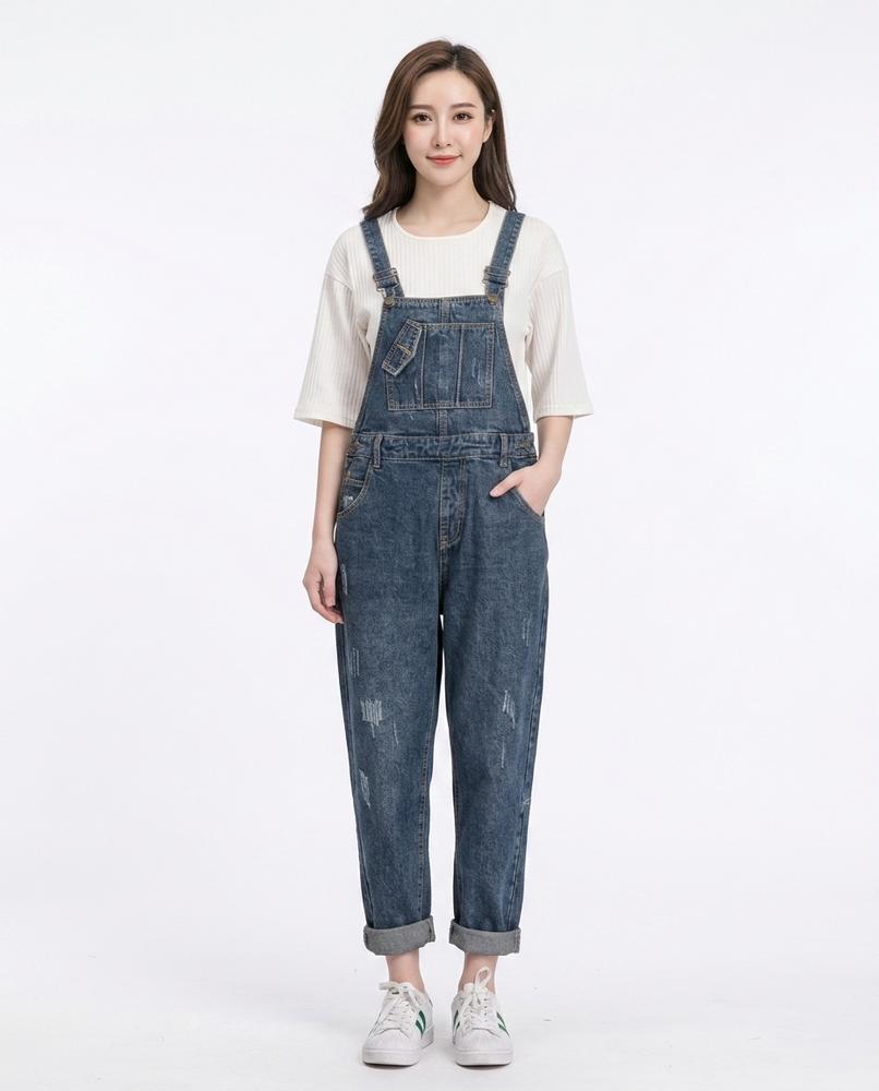 Heidi-Outlet - Armor | Distressed Denim Pants Women