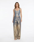 Heidi-Outlet - Sesan | Coated Wide-Leg Pants Women