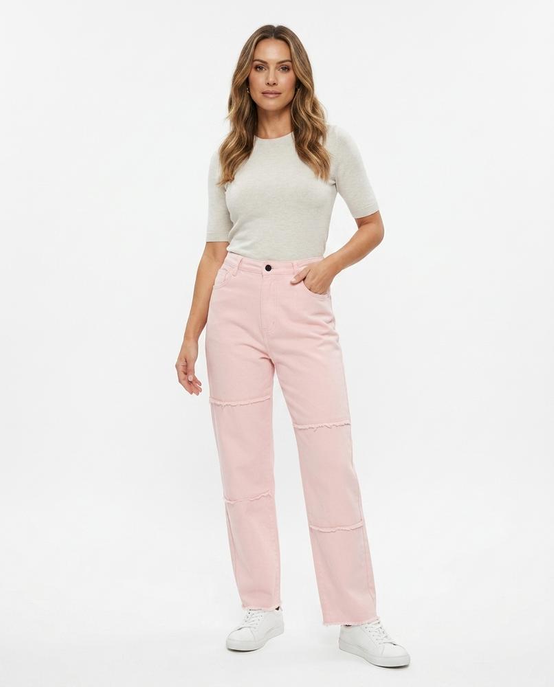 Heidi-Outlet - Sanav | High-Waist Side-Slit Pants Women