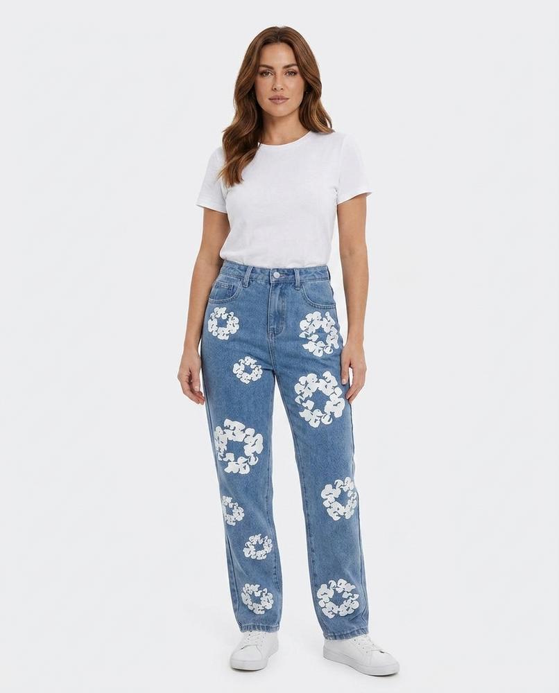 Heidi-Outlet - Lysan | Printed Straight-Leg Pants Women