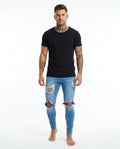 Heidi-Outlet - Dadar | Slim-Fit Distressed Pants Men