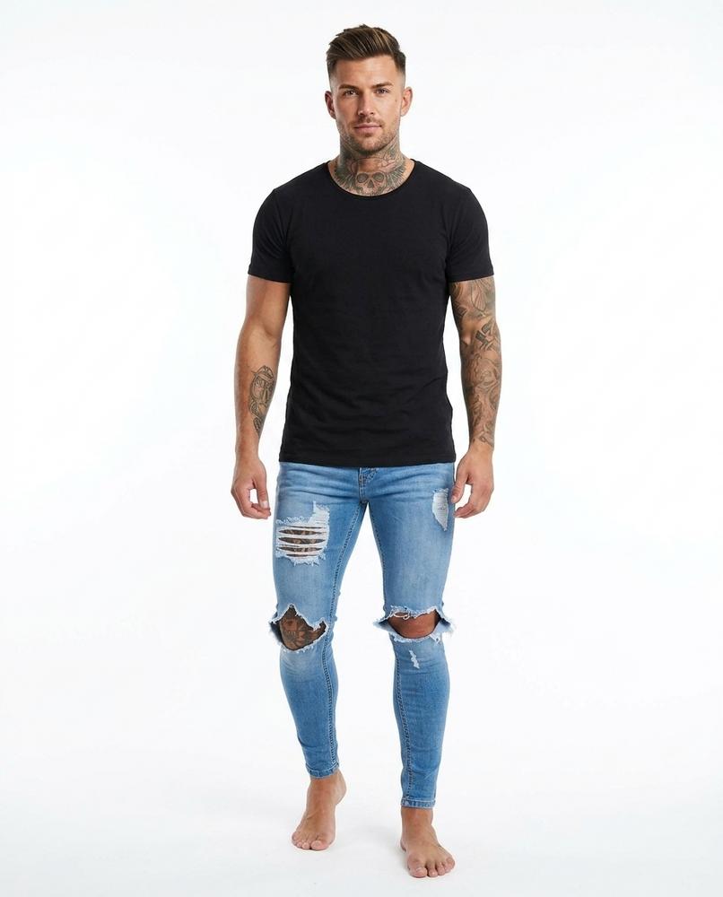 Heidi-Outlet - Dadar | Slim-Fit Distressed Pants Men