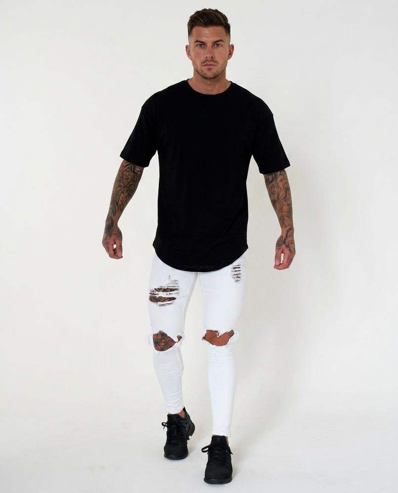 Heidi-Outlet - Dadar | Slim-Fit Distressed Pants Men