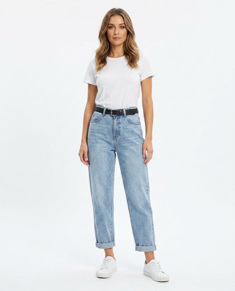 Heidi-Outlet - Vesol | High-Waisted Washed Pants Women