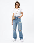 Heidi-Outlet - Novan | Distressed Wide-Leg Pants Women